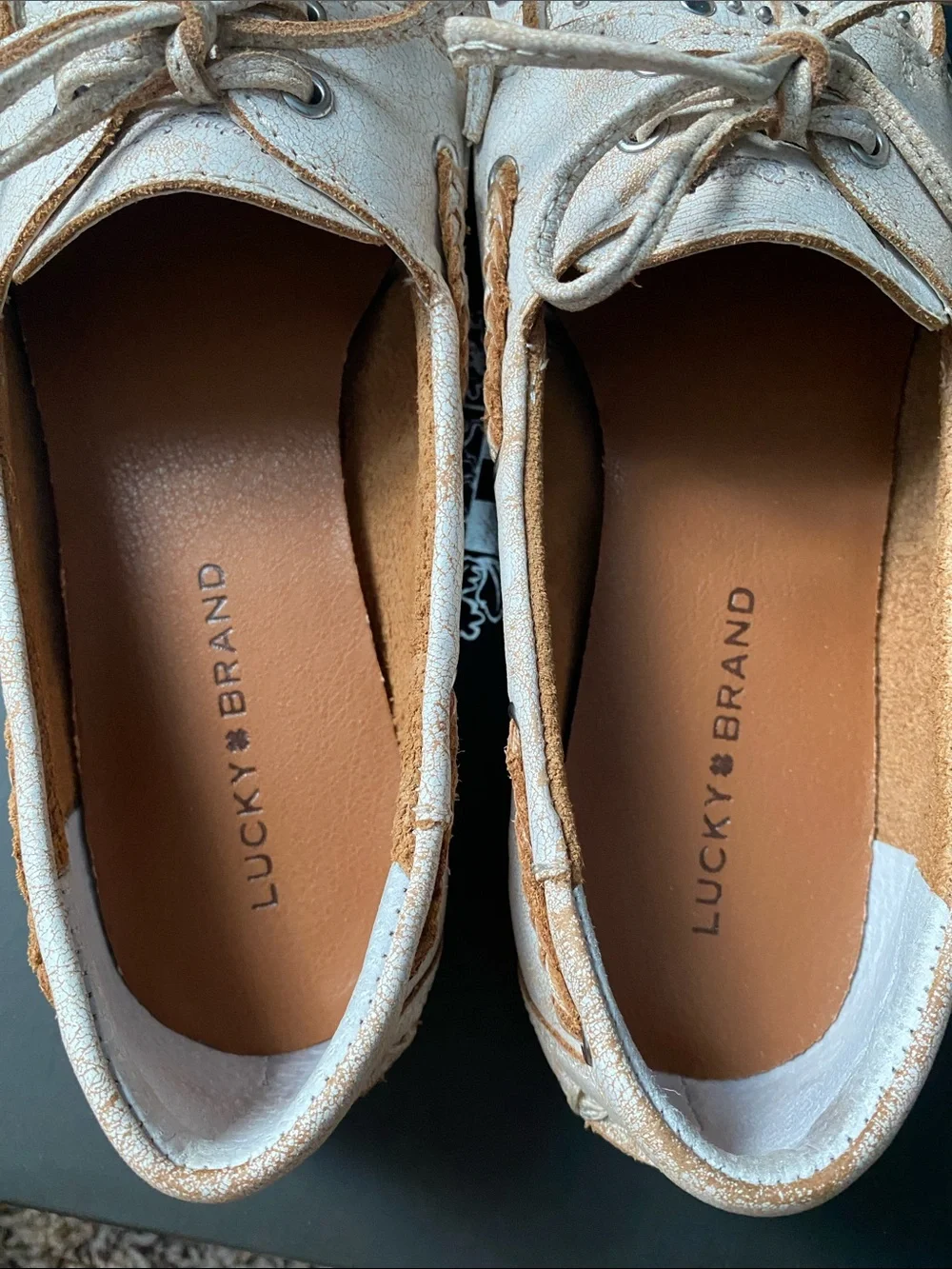 Lucky Brand metallic ivory